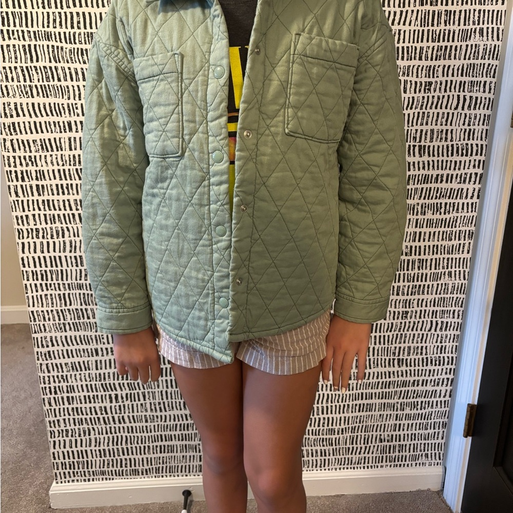 GAP Kids Quilted Jacket - Light Green